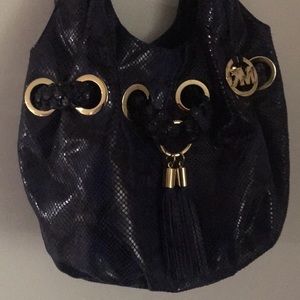 Michael Michael Kors embossed snake skin handbag